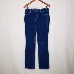 NYDJ Not Your Daughter's Jeans 5-Pocket Mid-Rise Blue Velvet Women's Size 4